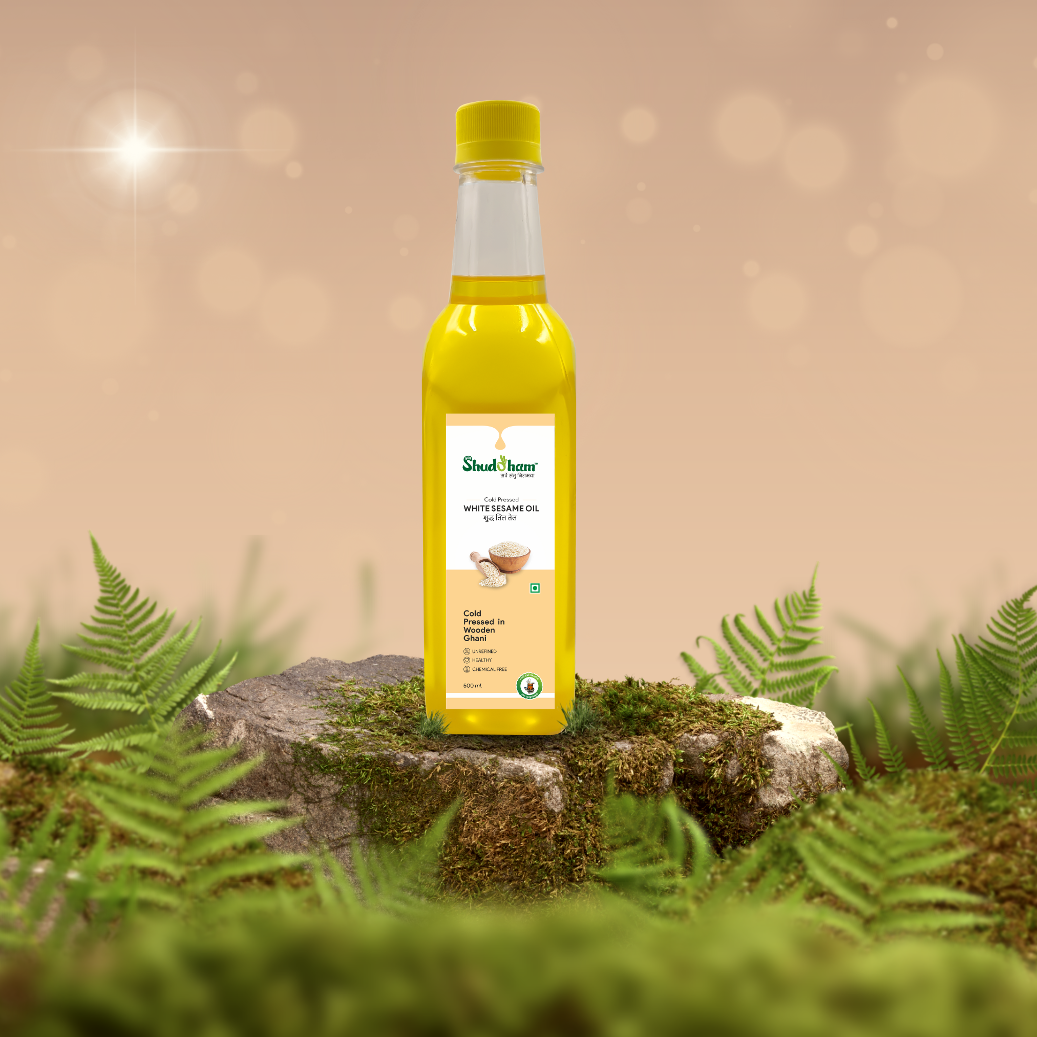 Cold Pressed White Sesame Oil 500ML