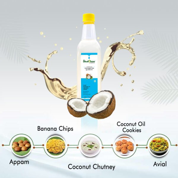 Wood Pressed Coconut Oil (500 ML) - Image 3