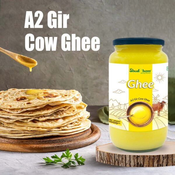 Gir Cow A2 Bilona Ghee (1000 ML) - Image 2