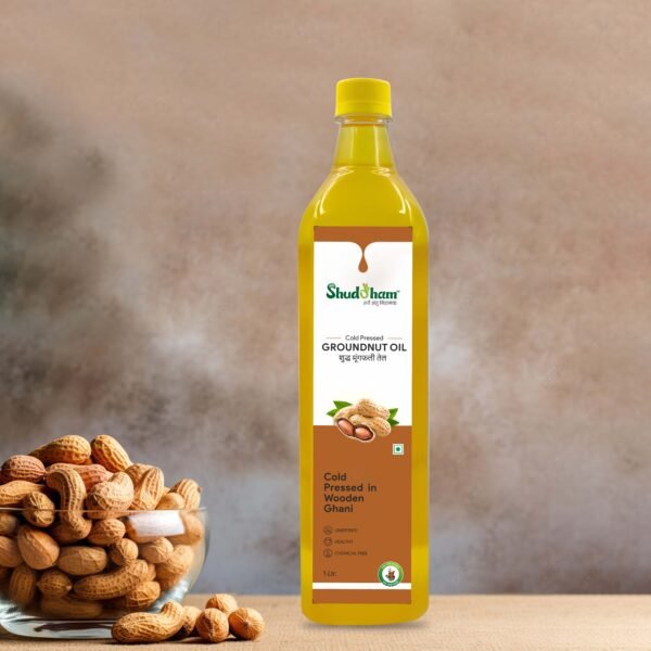 Wood Pressed Groundnut Oil (1L)