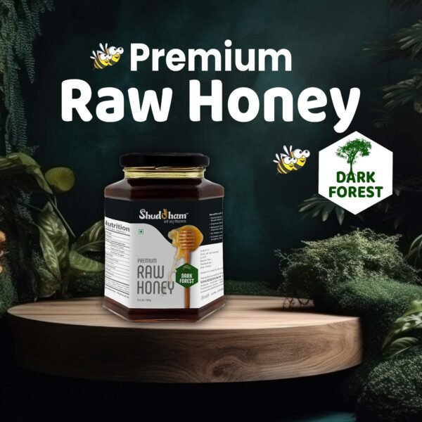 Natural Organic Dark Forest Honey (500 Gm) - Image 4