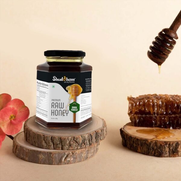 Natural Organic Dark Forest Honey (500 Gm)