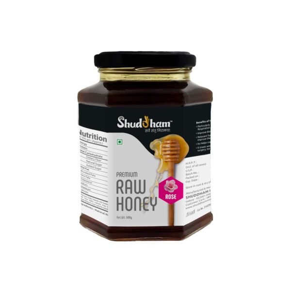 Natural Organic Rose Honey (500 gm) - Image 5