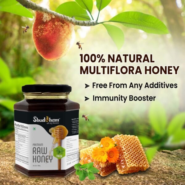 Natural Organic Tulsi Honey (500 Gm) - Image 4