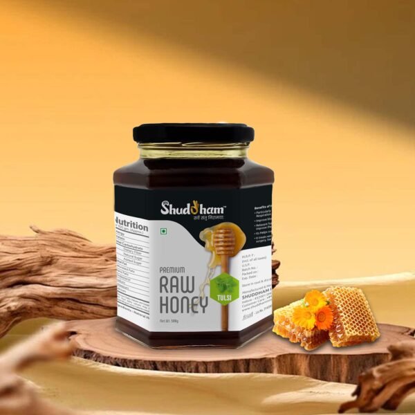 Natural Organic Tulsi Honey (500 Gm)