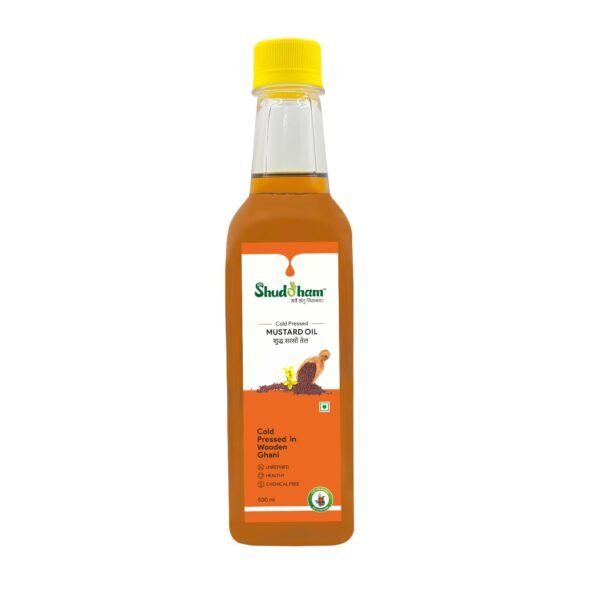 Wood Pressed Mustard Oil (500 ML) - Image 5