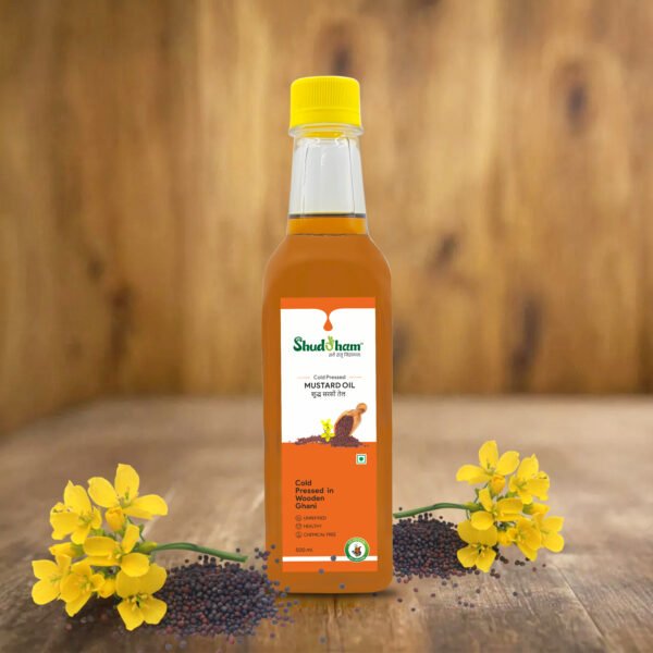 Wood Pressed Mustard Oil (500 ML)