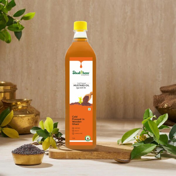 Wood Pressed Mustard Oil (1L)