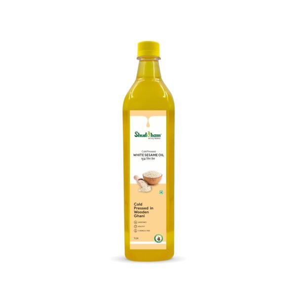 Wood Pressed White Sesame Oil (1L) - Image 5