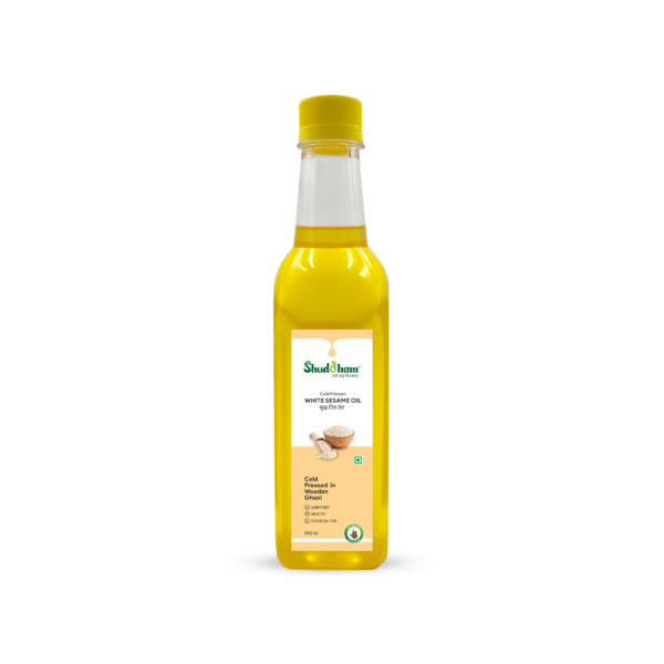 Wood Pressed White Sesame Oil (500 ML) - Image 5